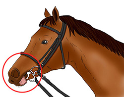 舌を越している状態